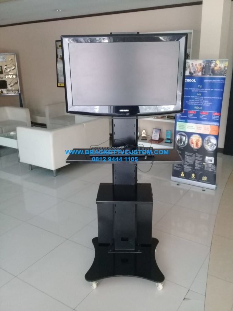 distributor standing bracket tv lcd rak hitam Jual Standing Bracket